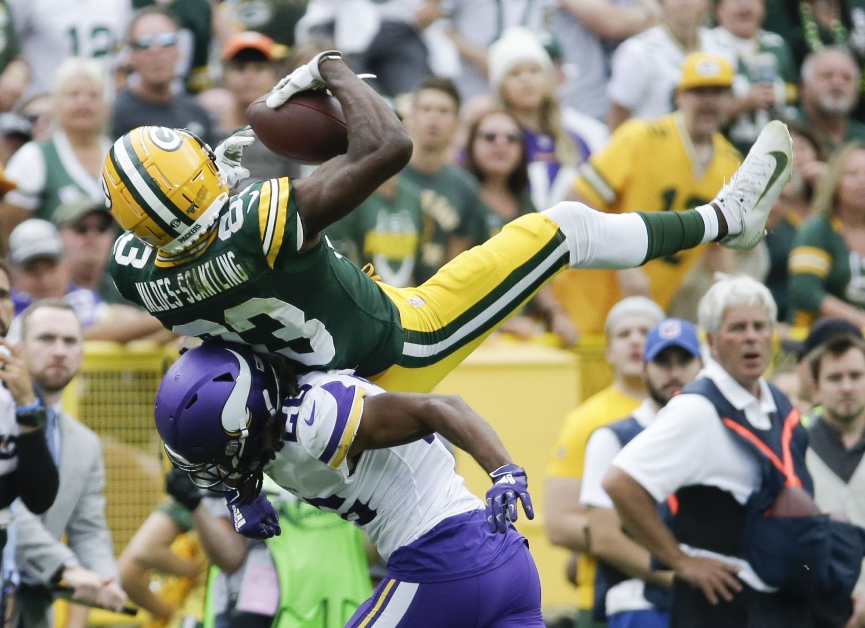 APTOPIX Vikings Packers Football